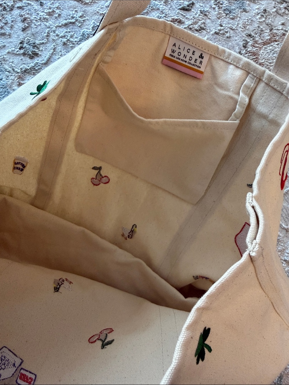 Boston Tote Bag! Alice & Wonder - Picture 8 of 8